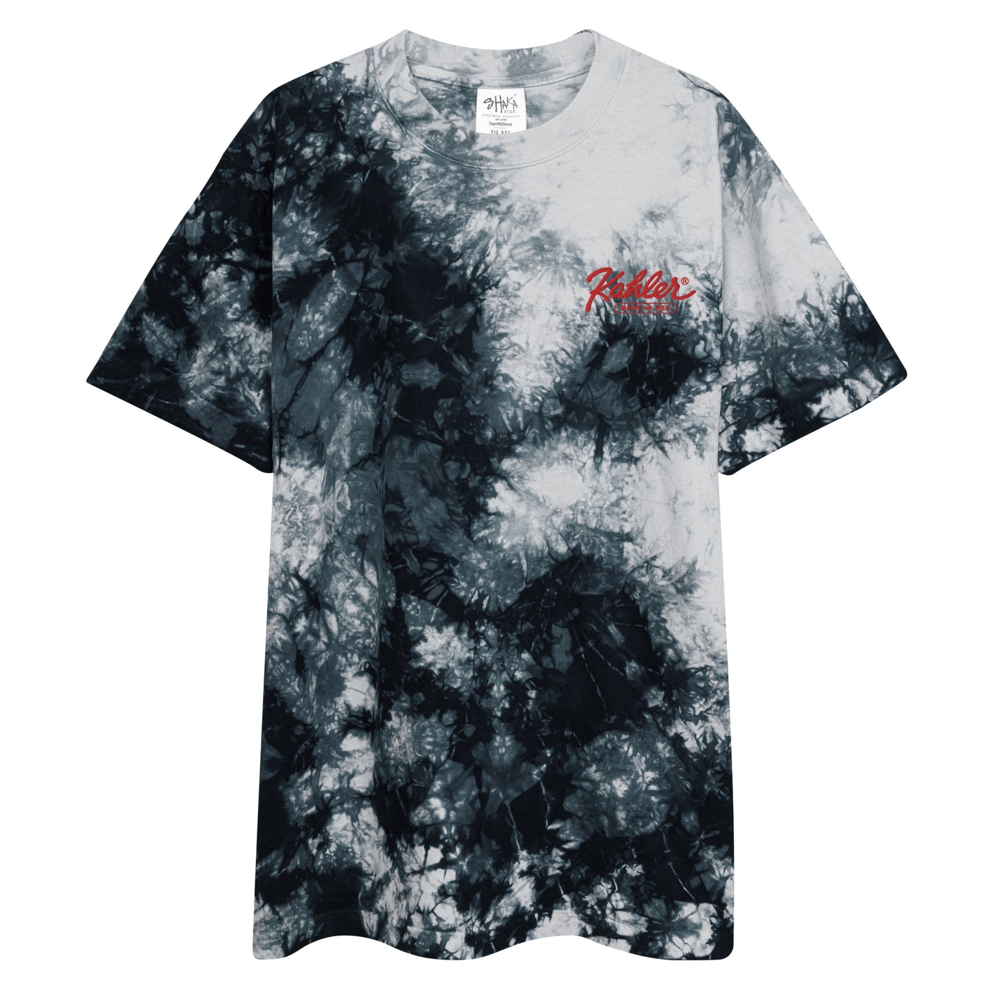 Kahler Tie-Dye Embroidered Chest Logo