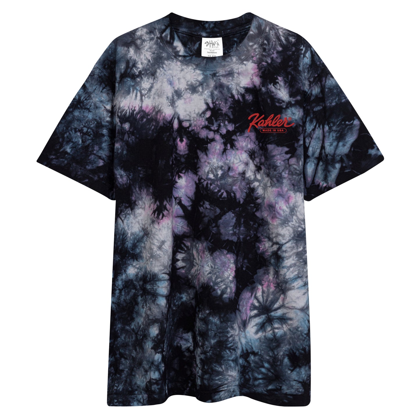 Kahler Tie-Dye Embroidered Chest Logo